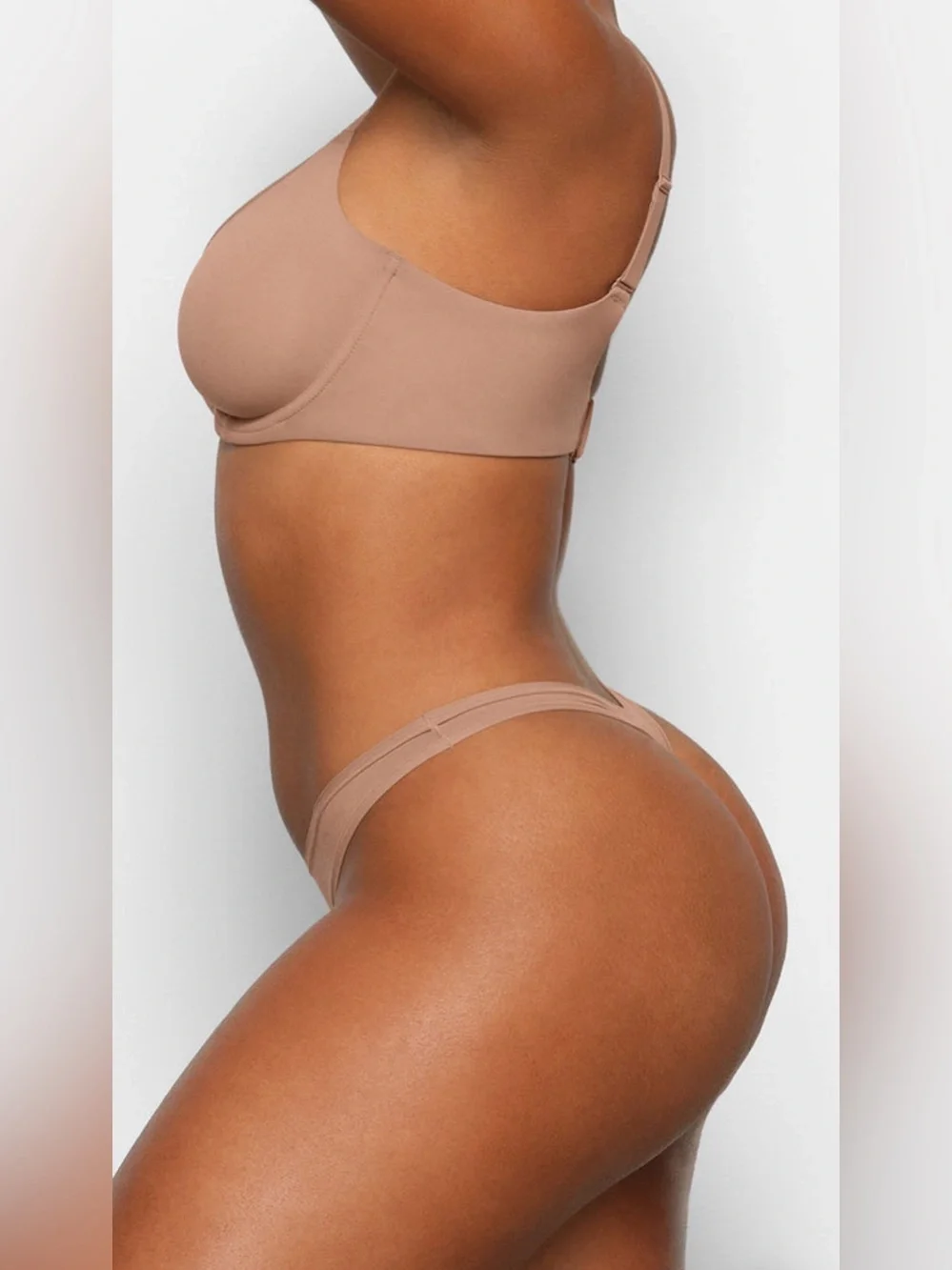SKIMS Fits Everybody Unlined Demi Bra 34D NWT Sienna Color - Picture 9 of 9